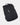 Black backpack on a light gray background