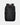 Black backpack on a light gray background