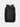 Black backpack on a light gray background
