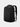 Black backpack on a light gray background