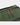 Green duffel bag with black and orange zippers on a light gray background