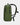 Green backpack on a white background