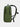 Green backpack on a white background