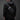 Person wearing a black raincoat with a black sling cross body bag on a dark background