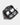 Black backpack with compartments containing office supplies on a light gray background
