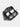 Black backpack with compartments containing office supplies on a light gray background