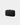 Black tech bag with red zipper on a light gray background