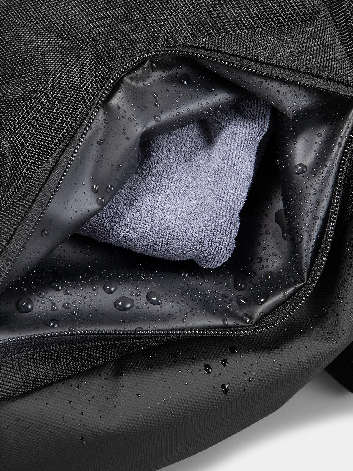 Damp gear has its own pocket