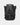 Black backpack with straps on a light gray background