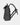 Black backpack on a light gray background with brand emmeton