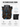 Black backpack with orange accents featuring 3D padding and breathable mesh design on a white background.