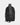 Black backpack with a strap on a light gray background