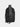 Black backpack with a strap on a light gray background