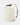 Beige backpack with black straps on a white background