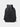 Black backpack on a light gray background