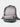 Green backpack with open compartments on a white background