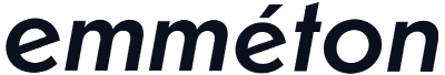 Logo of emmeton in black text on a white background