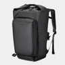 All purpose Black backpack on a light gray background with brand emmeton