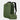 Green backpack with a smaller green pouch on a light gray background