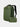 Green backpack with a smaller green pouch on a light gray background