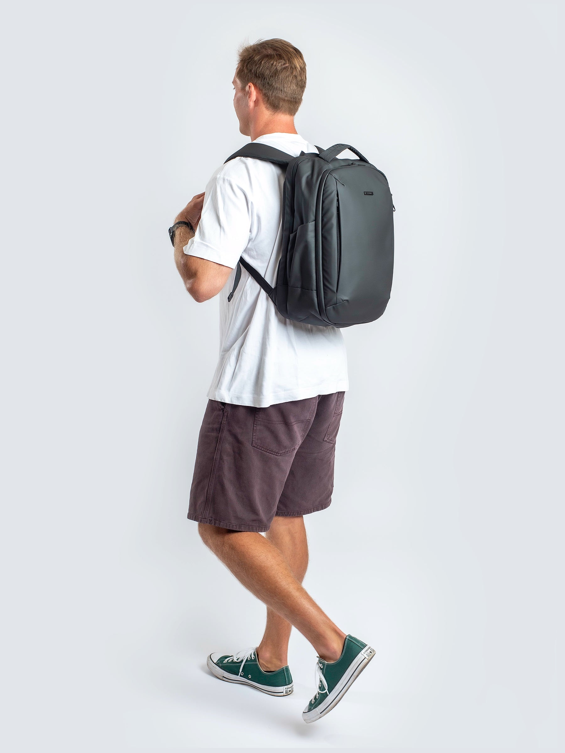 anti-theft rfid blocking slash resistant reflective laptop backpacks Anti-Theft Laptop Backpack 20L – RFID, 15" Sleeve