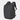 Black backpack on a light gray background