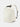 Beige backpack with black straps on a white background