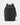 Black backpack on a light gray background
