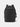 Black backpack on a light gray background