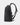 Black backpack on a light gray background