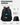 Black backpack with ergonomic design features on a white background