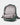 Green backpack with open compartments on a white background