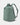 Green backpack on a light gray background