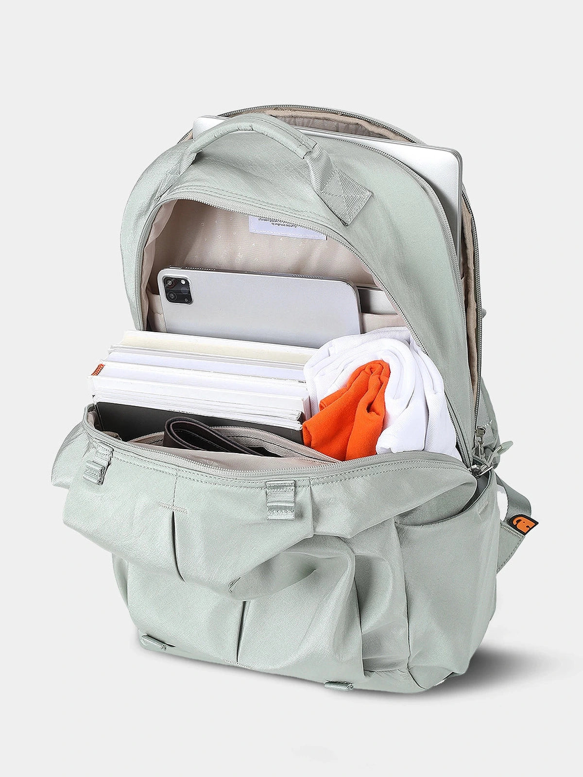 Opens wide, packs easy